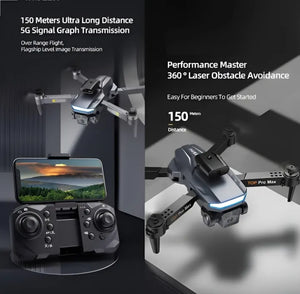 P23 pro with double camera foldable drone camera with moveable camera