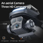 P23 pro with double camera foldable drone camera with moveable camera