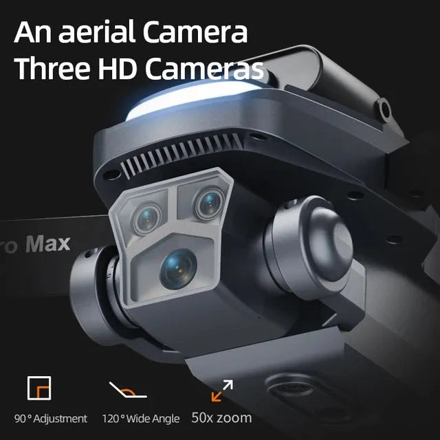 P23 pro with double camera foldable drone camera with moveable camera