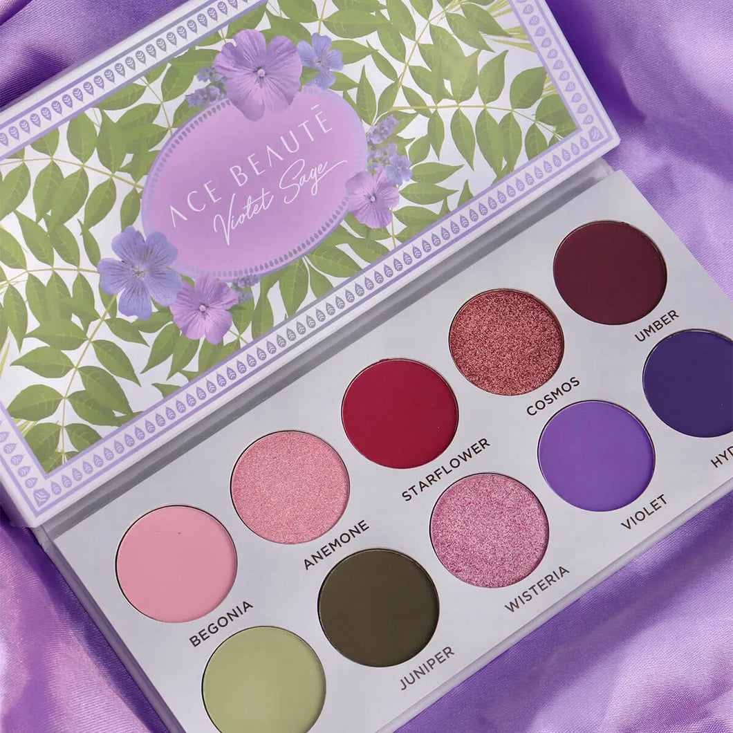 ACE BEAUTÉ Violet Sage Eyeshadow Palette